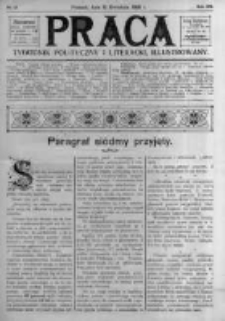 Praca: tygodnik polityczny i literacki, illustrowany. 1908.04.12 R.12 nr15