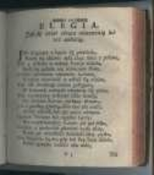 Elegia. Jak się świat obraca nienawiścią lub też miłością