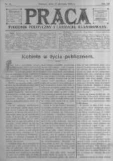 Praca: tygodnik polityczny i literacki, illustrowany. 1909.08.15 R.13 nr33