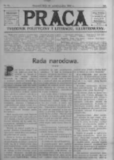 Praca: tygodnik polityczny i literacki, illustrowany. 1909.10.24 R.13 nr43