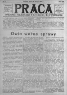 Praca: tygodnik polityczny i literacki, illustrowany. 1909.03.28 R.13 nr13