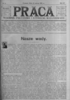 Praca: tygodnik polityczny i literacki, illustrowany. 1910.03.13 R.14 nr11