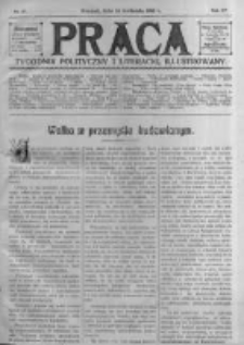 Praca: tygodnik polityczny i literacki, illustrowany. 1910.04.24 R.14 nr17