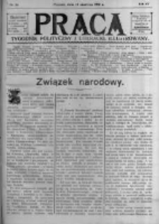 Praca: tygodnik polityczny i literacki, illustrowany. 1910.06.12 R.14 nr24