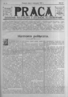 Praca: tygodnik polityczny i literacki, illustrowany. 1910.11.06 R.14 nr45