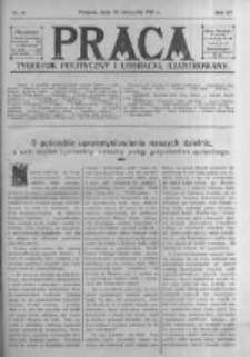 Praca: tygodnik polityczny i literacki, illustrowany. 1910.11.27 R.14 nr48