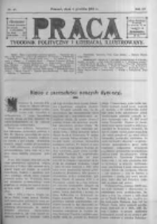 Praca: tygodnik polityczny i literacki, illustrowany. 1910.12.04 R.14 nr49