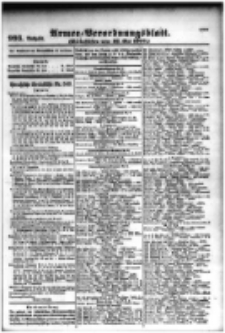 Armee-Verordnungsblatt. Verlustlisten 1916.05.26 Ausgabe 993