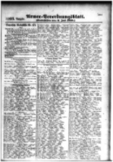 Armee-Verordnungsblatt. Verlustlisten 1916.06.06 Ausgabe 1003