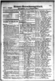 Armee-Verordnungsblatt. Verlustlisten 1916.08.04 Ausgabe 1081