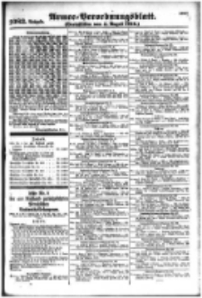 Armee-Verordnungsblatt. Verlustlisten 1916.08.05 Ausgabe 1083