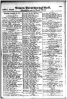 Armee-Verordnungsblatt. Verlustlisten 1916.08.05 Ausgabe 1084