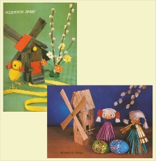 Wizerunek wiatrak&oacute;w na Poczt&oacute;wkach Okolicznościowych, Listownikach, Kopertach ; Image of windmills on Notelets, Letterheads, Envelopes