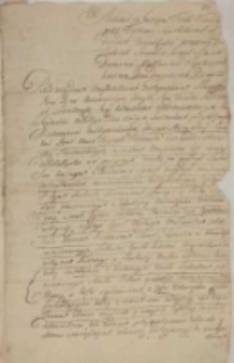 Pro Parte Famatorum Iacobi Przezborski et Margarethae Coniug[um] Hulezinae et Prati Resignatio 1744 [tyt. z noty dors.]