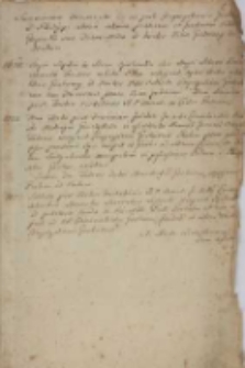 Summarium Documentorum ex parte Congregationis Gostin[ensis] S[ancti] Philippi Nerii ratione pratorum et fundorum Villae Głogowko sive Drzenczewo ad limites Villae Grabonog tendentium