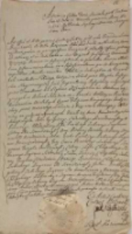 Visio desolatae Crescentiae in Błazejewo pro Congregatione Gostynen[si] In Costen 1761 [tyt. z noty dors.]