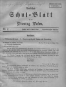 Amtliches Schul-Blatt für die Provinz Posen 1910.04.05 Jg.43 Nr7