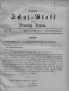 Amtliches Schul-Blatt für die Provinz Posen 1910.05.20 Jg.43 Nr10