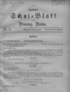 Amtliches Schul-Blatt für die Provinz Posen 1910.07.20 Jg.43 Nr14