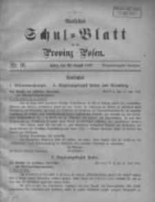 Amtliches Schul-Blatt f&uuml;r die Provinz Posen 1910.08.20 Jg.43 Nr16