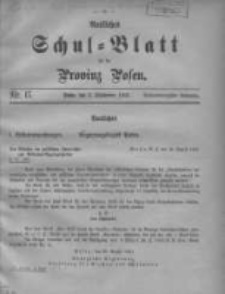 Amtliches Schul-Blatt für die Provinz Posen 1910.09.05 Jg.43 Nr17