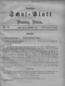 Amtliches Schul-Blatt für die Provinz Posen 1910.09.10 Jg.43 Nr18
