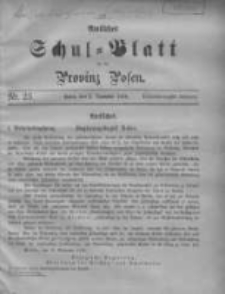 Amtliches Schul-Blatt für die Provinz Posen 1910.12.05 Jg.43 Nr23