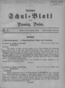 Amtliches Schul-Blatt für die Provinz Posen 1915.01.20 Jg.48 Nr2