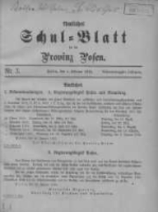 Amtliches Schul-Blatt f&uuml;r die Provinz Posen 1915.02.05 Jg.48 Nr3