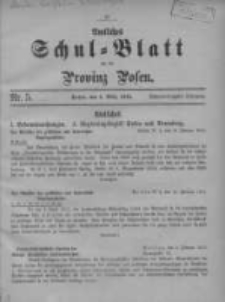 Amtliches Schul-Blatt für die Provinz Posen 1915.03.05 Jg.48 Nr5