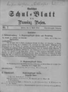 Amtliches Schul-Blatt für die Provinz Posen 1915.04.05 Jg.48 Nr7
