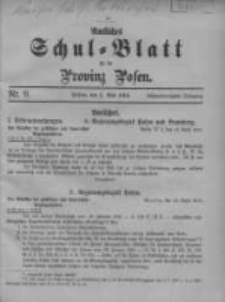 Amtliches Schul-Blatt für die Provinz Posen 1915.05.05 Jg.48 Nr9