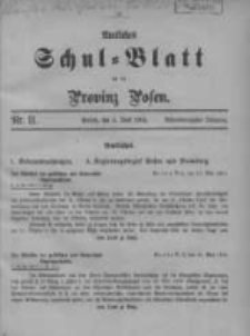 Amtliches Schul-Blatt f&uuml;r die Provinz Posen 1915.06.05 Jg.48 Nr11