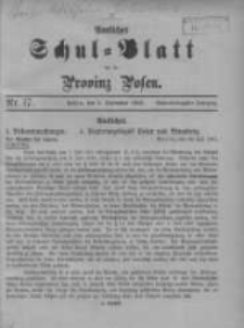 Amtliches Schul-Blatt f&uuml;r die Provinz Posen 1915.09.05 Jg.48 Nr17