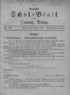 Amtliches Schul-Blatt für die Provinz Posen 1915.10.20 Jg.48 Nr20