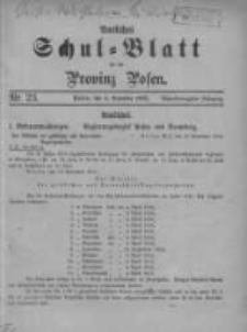 Amtliches Schul-Blatt für die Provinz Posen 1915.12.05 Jg.48 Nr23