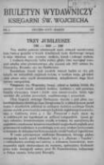 Biuletyn Wydawniczy Księgarni św. Wojciecha 1927 styczeń/marzec Nr6