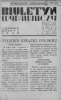 Biuletyn Wydawniczy Księgarni św. Wojciecha 1933 listopad Nr8
