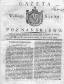 Gazeta Wielkiego Xięstwa Poznańskiego 1831.01.27 Nr22
