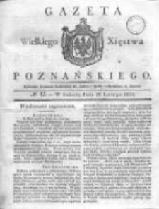 Gazeta Wielkiego Xięstwa Poznańskiego 1831.02.19 Nr42