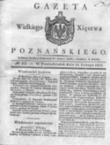 Gazeta Wielkiego Xięstwa Poznańskiego 1831.02.21 Nr43