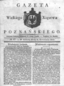 Gazeta Wielkiego Xięstwa Poznańskiego 1831.04.16 Nr87