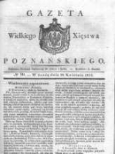 Gazeta Wielkiego Xięstwa Poznańskiego 1831.04.20 Nr90