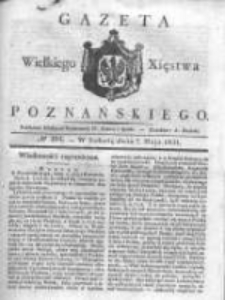 Gazeta Wielkiego Xięstwa Poznańskiego 1831.05.07 Nr104