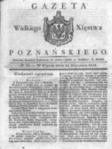 Gazeta Wielkiego Xięstwa Poznańskiego 1831.01.14 Nr11