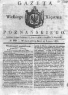 Gazeta Wielkiego Xięstwa Poznańskiego 1831.07.14 Nr160