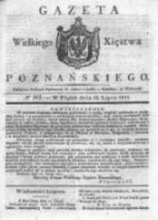Gazeta Wielkiego Xięstwa Poznańskiego 1831.07.15 Nr161
