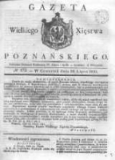 Gazeta Wielkiego Xięstwa Poznańskiego 1831.07.28 Nr172