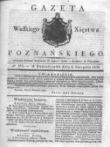 Gazeta Wielkiego Xięstwa Poznańskiego 1831.08.08 Nr181