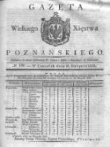 Gazeta Wielkiego Xięstwa Poznańskiego 1831.08.18 Nr190